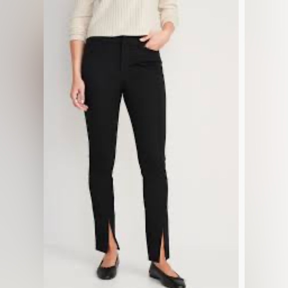 NWT Old Navy split hem Pixie pants - Picture 2 of 7